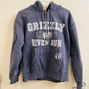 Disney California Adventure Park Grizzly River Run Hoodie. Good Condition Flawed